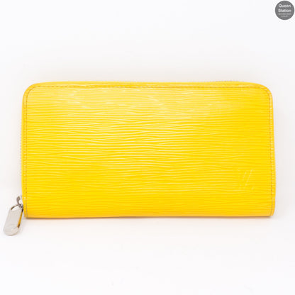 Louis-vuitton Zippy Yellow Epi Leather Wallet