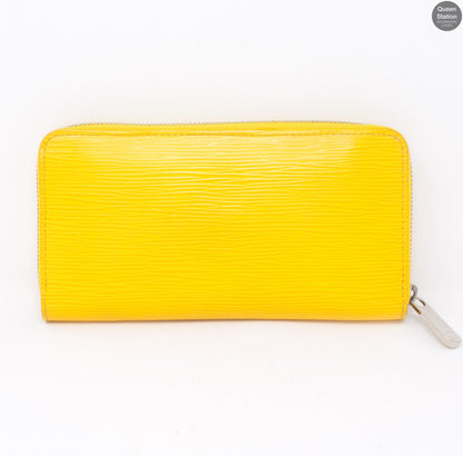 Louis-vuitton Zippy Yellow Epi Leather Wallet