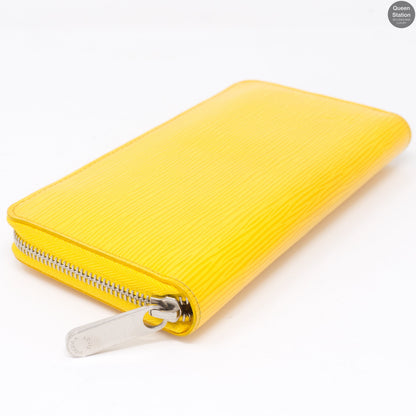 Louis-vuitton Zippy Yellow Epi Leather Wallet