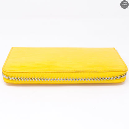 Louis-vuitton Zippy Yellow Epi Leather Wallet