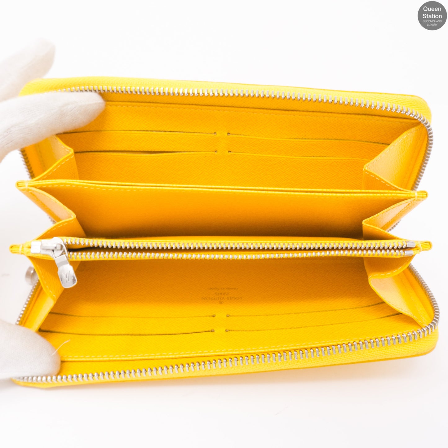 Louis-vuitton Zippy Yellow Epi Leather Wallet