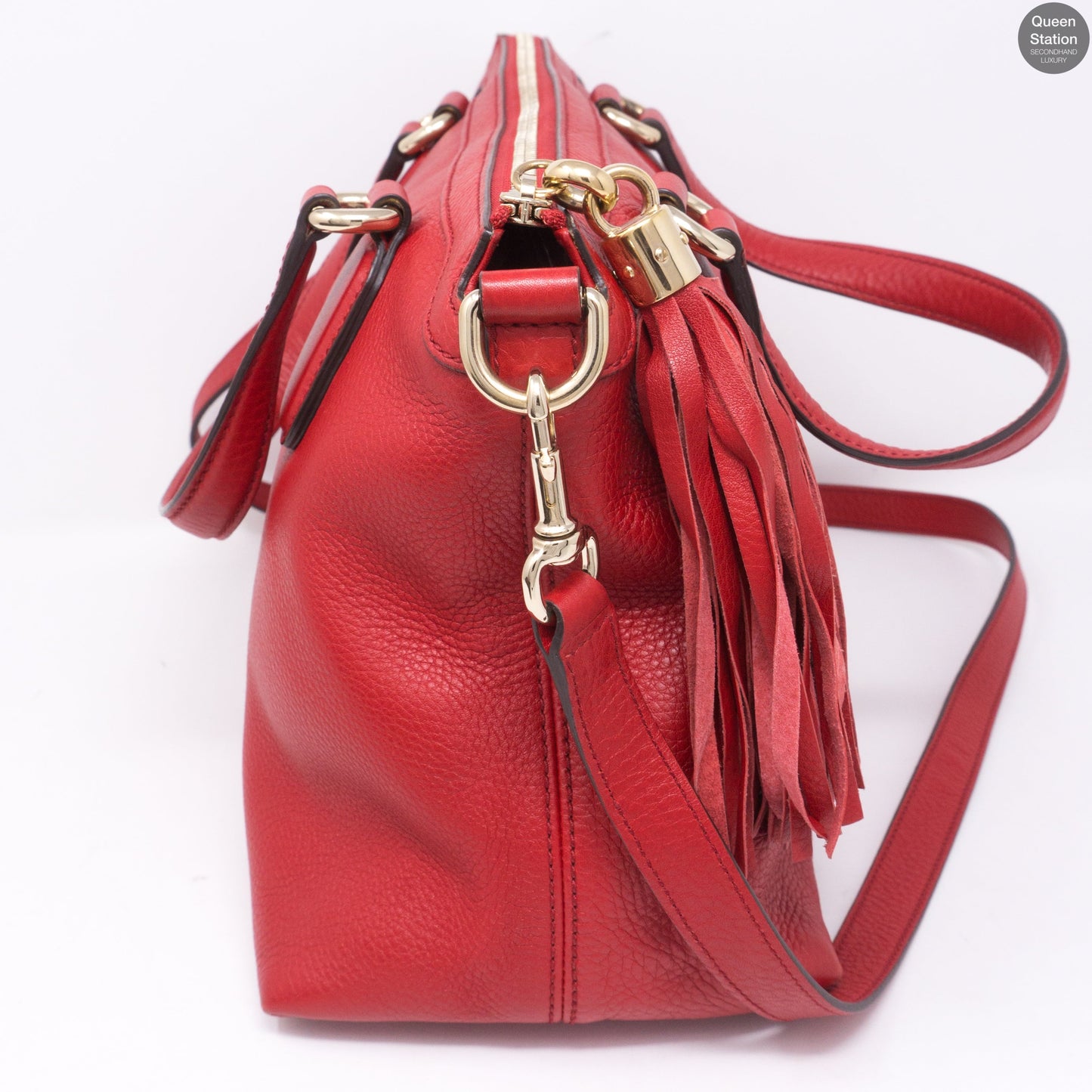 Soho Two Way Red Leather