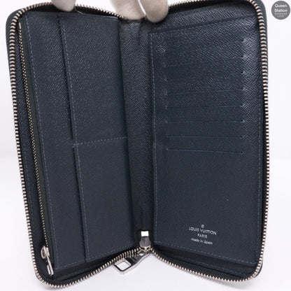 Louis-vuitton Zippy Vertical Monogram Cobalt Stripe Wallet