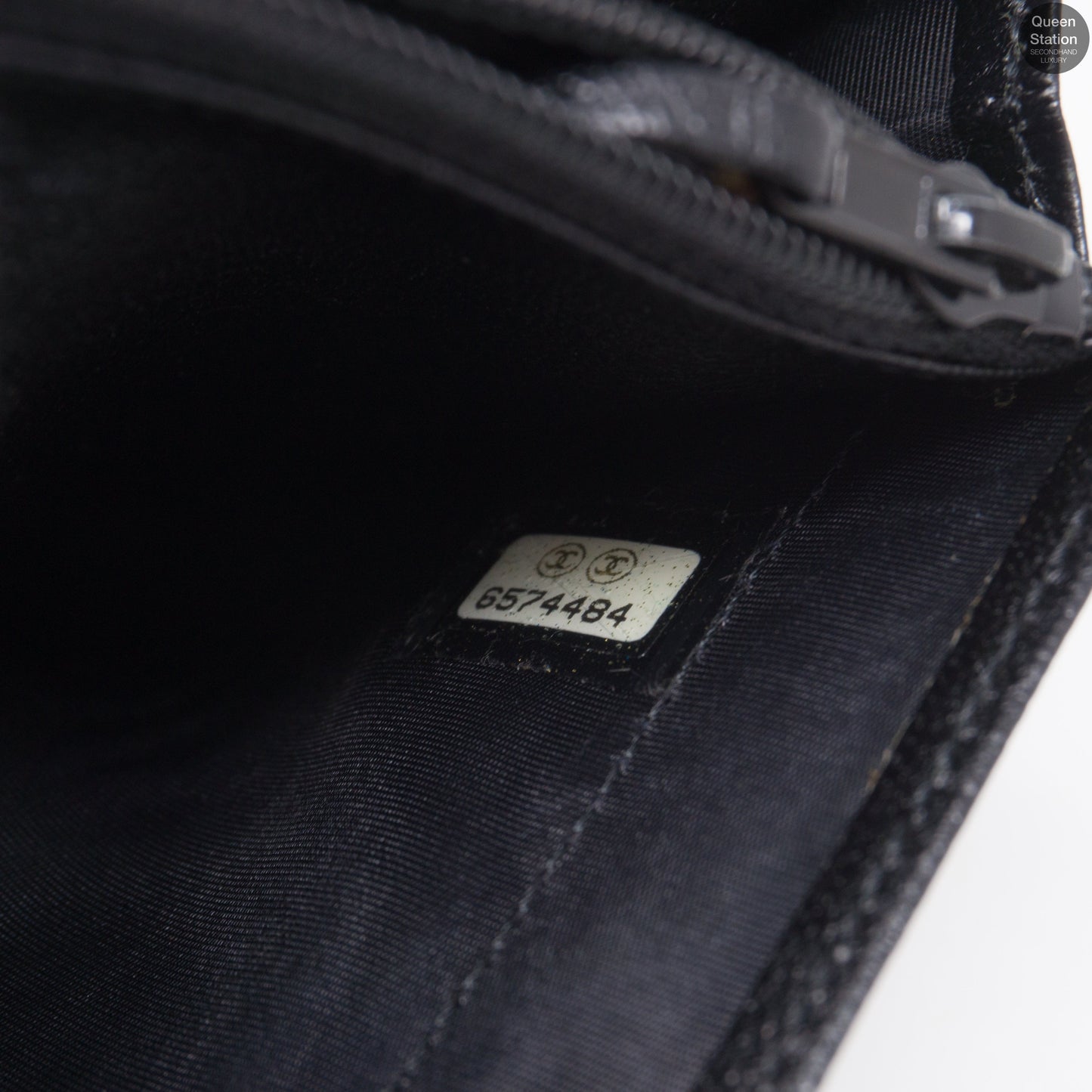 CC Logo Long Bifold Wallet Black