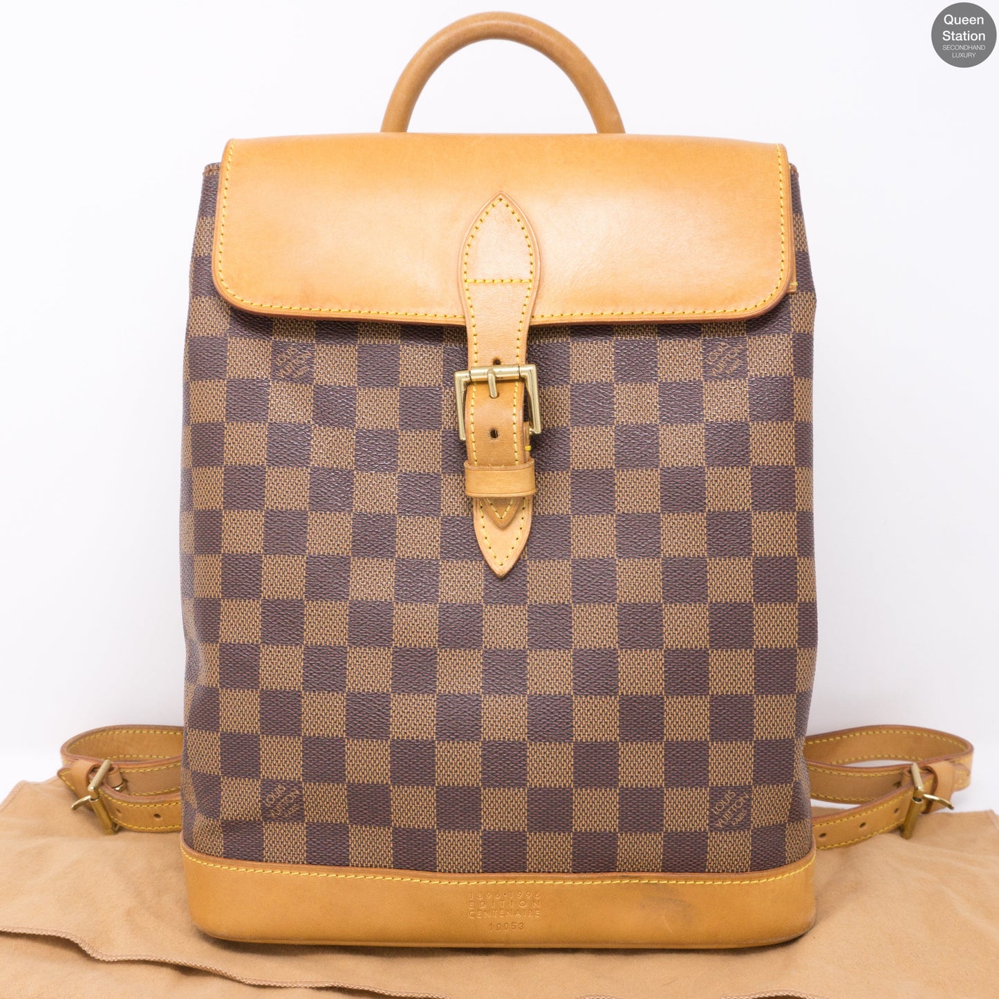 Louis-vuitton Arlequin Centenaire Soho Damier Ebene Backpack