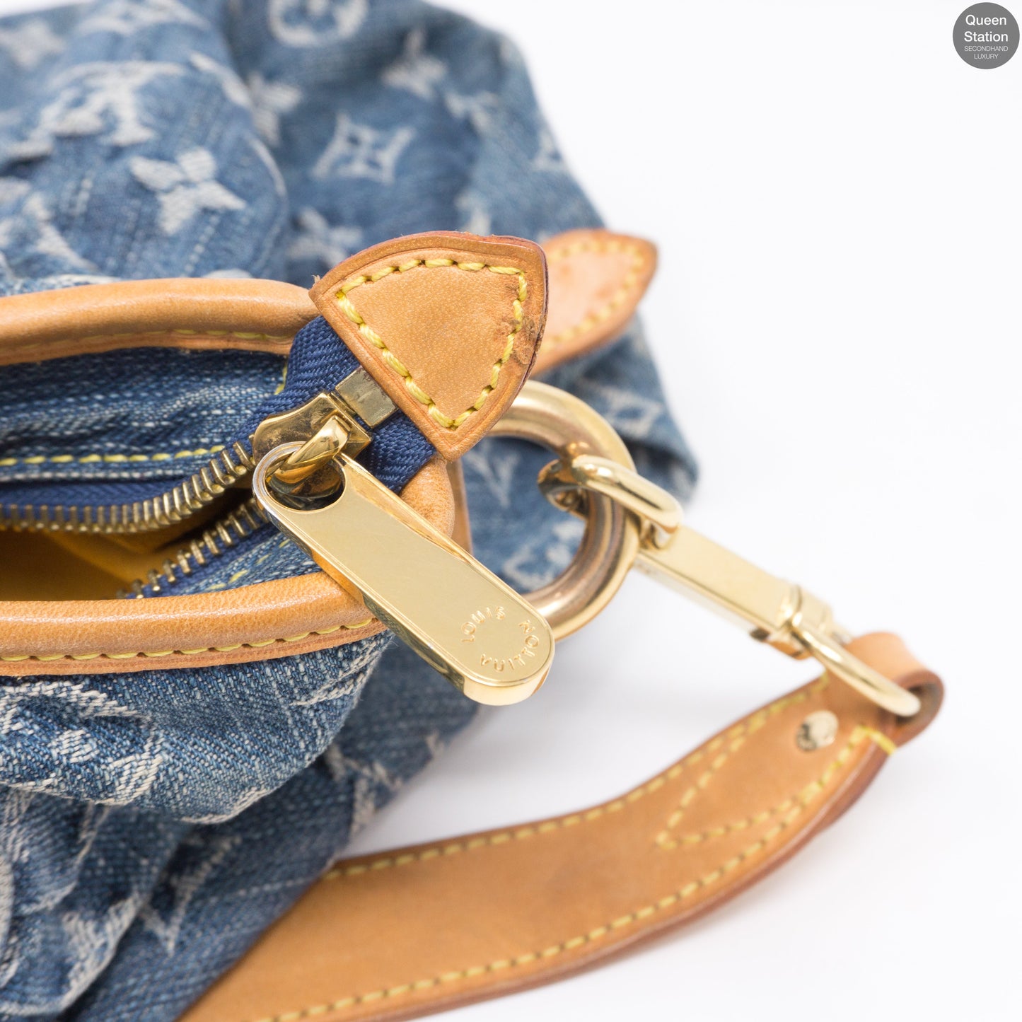 Louis-vuitton Neo Cabby MM Blue Denim