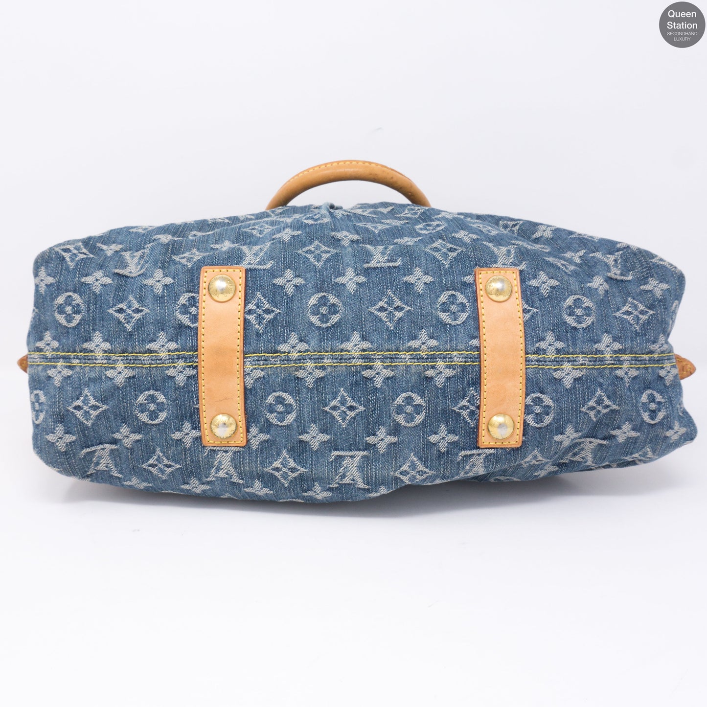 Louis-vuitton Neo Cabby MM Blue Denim