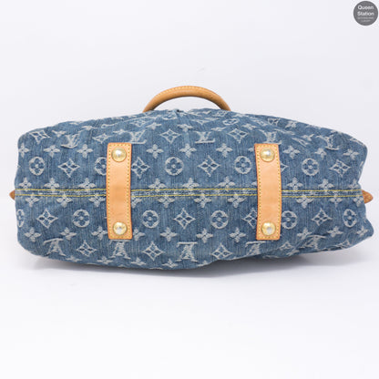 Louis-vuitton Neo Cabby MM Blue Denim