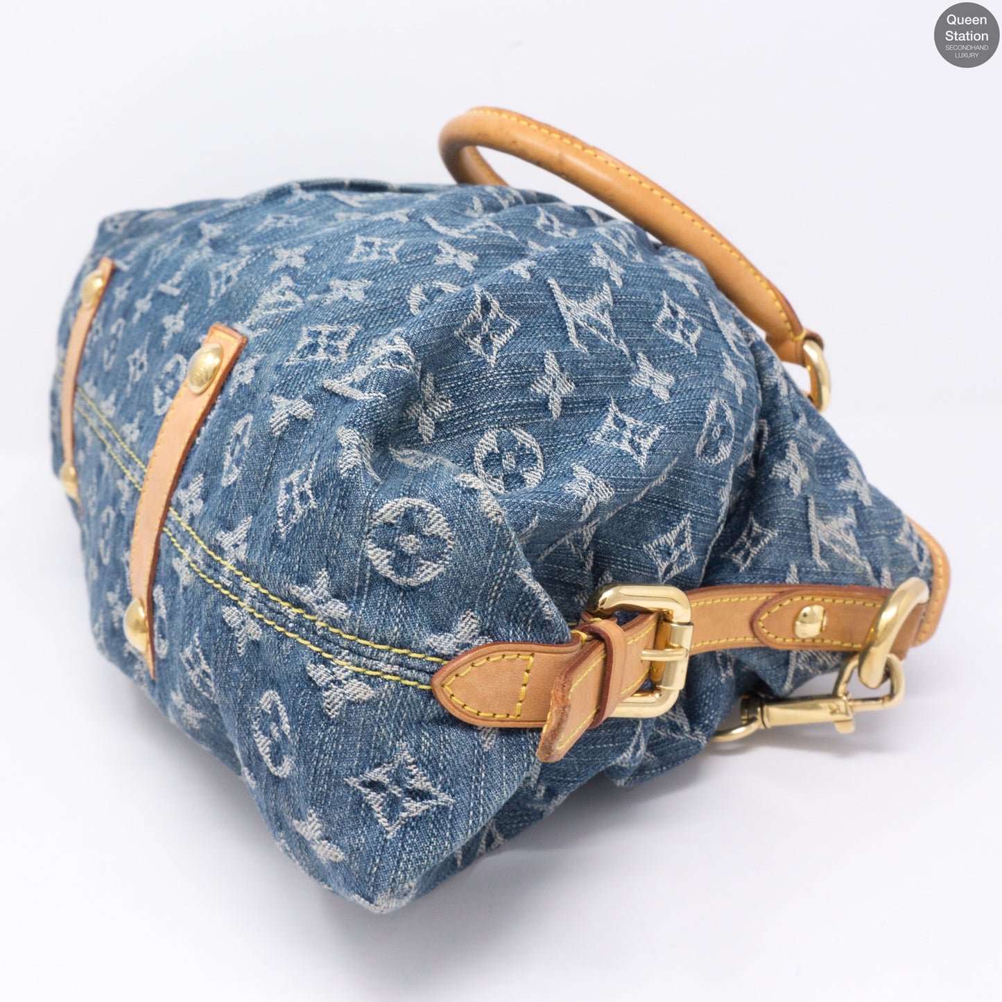 Louis-vuitton Neo Cabby MM Blue Denim