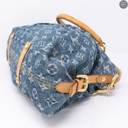 Louis-vuitton Neo Cabby MM Blue Denim