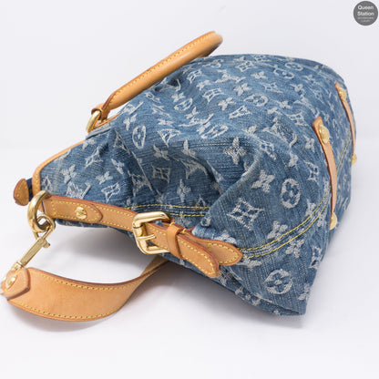 Louis-vuitton Neo Cabby MM Blue Denim