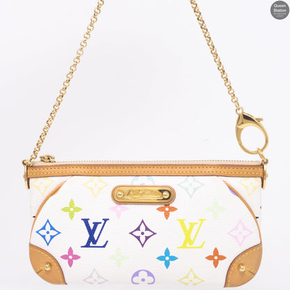 Louis-vuitton Milla Pochette Multicolore White