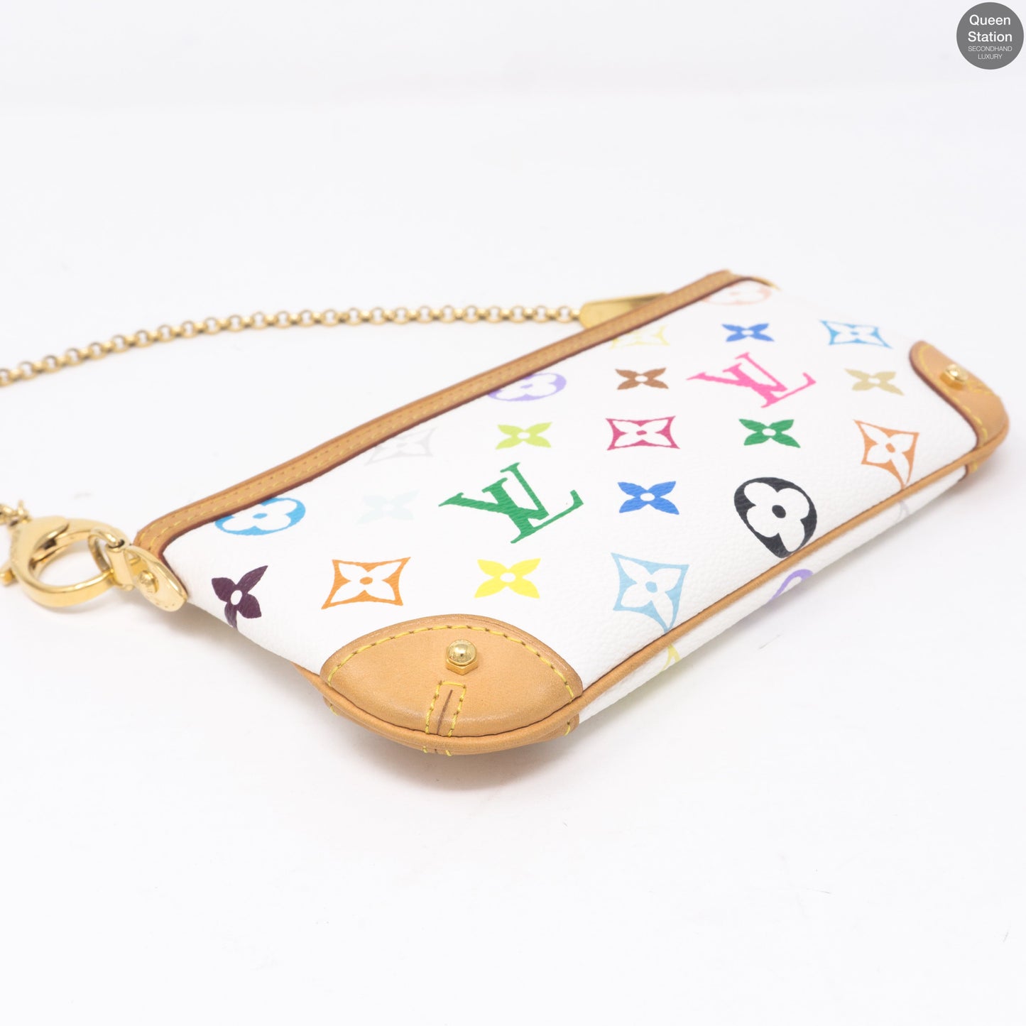 Louis-vuitton Milla Pochette Multicolore White