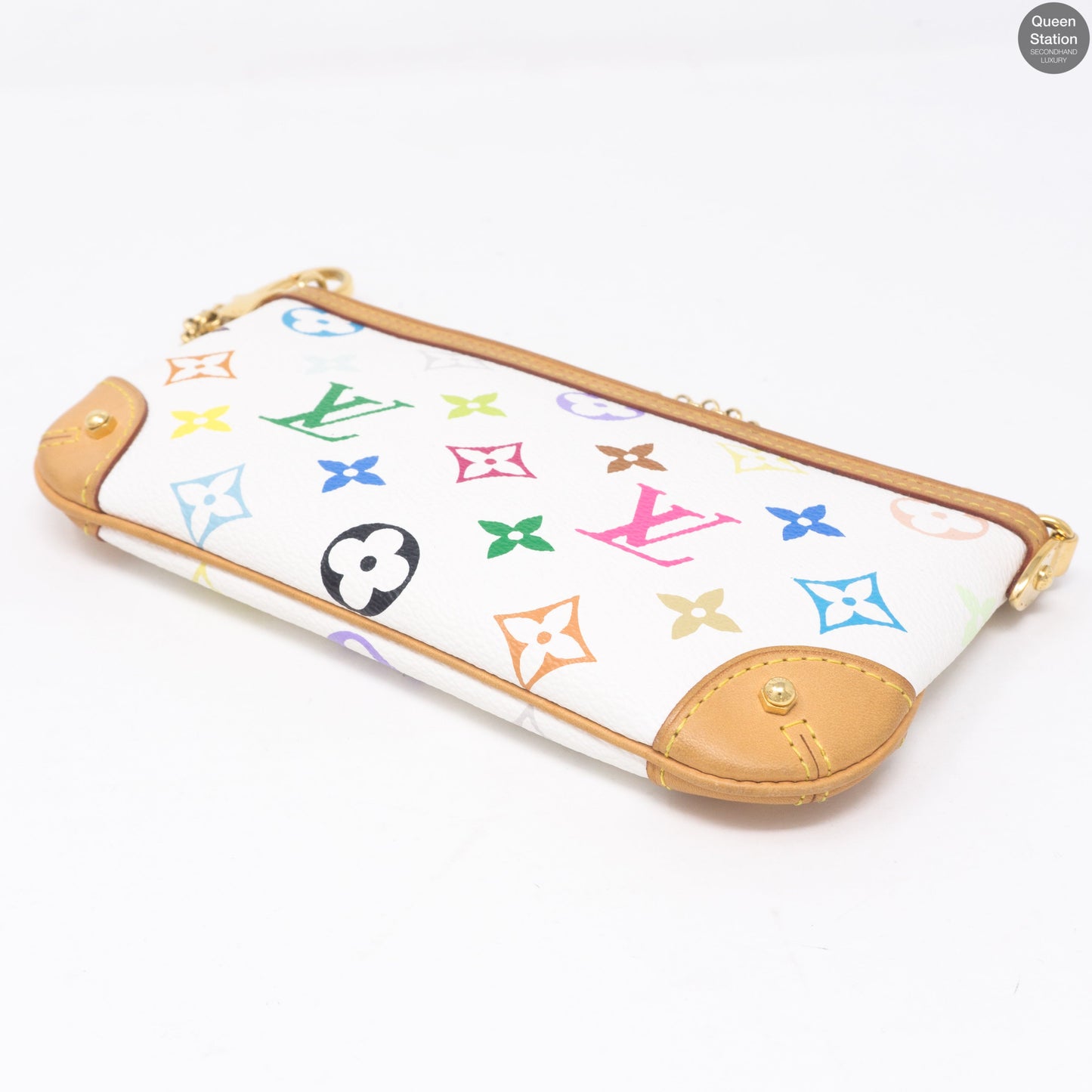 Louis-vuitton Milla Pochette Multicolore White