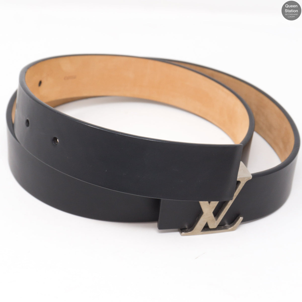 Louis-vuitton LV Initiales Black Leather Belt 85 / 30