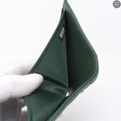 Boy Small Flap Wallet Green Caviarskin Leather