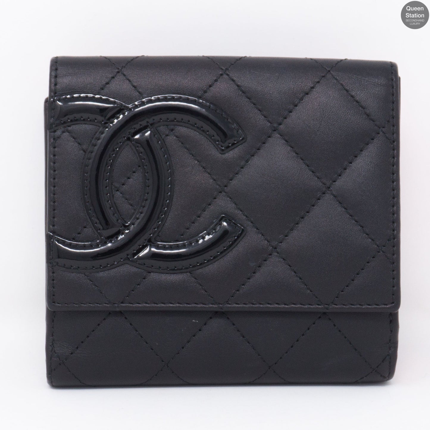 Cambon Leather Short Wallet