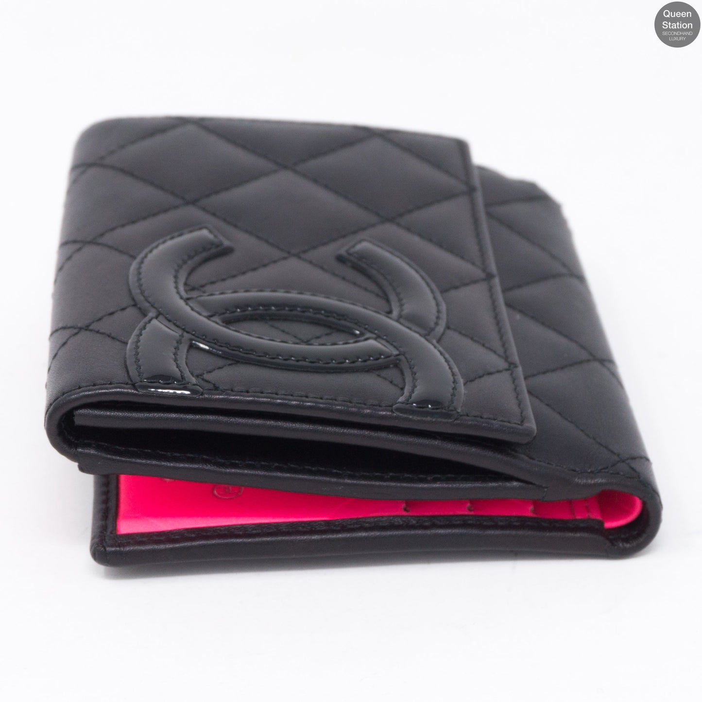 Cambon Leather Short Wallet