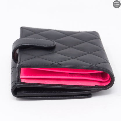 Cambon Leather Short Wallet