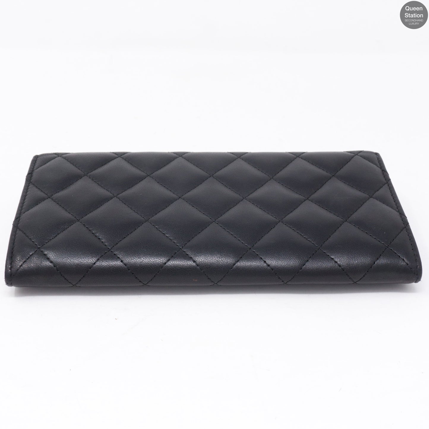 CC Long Flap Wallet Black