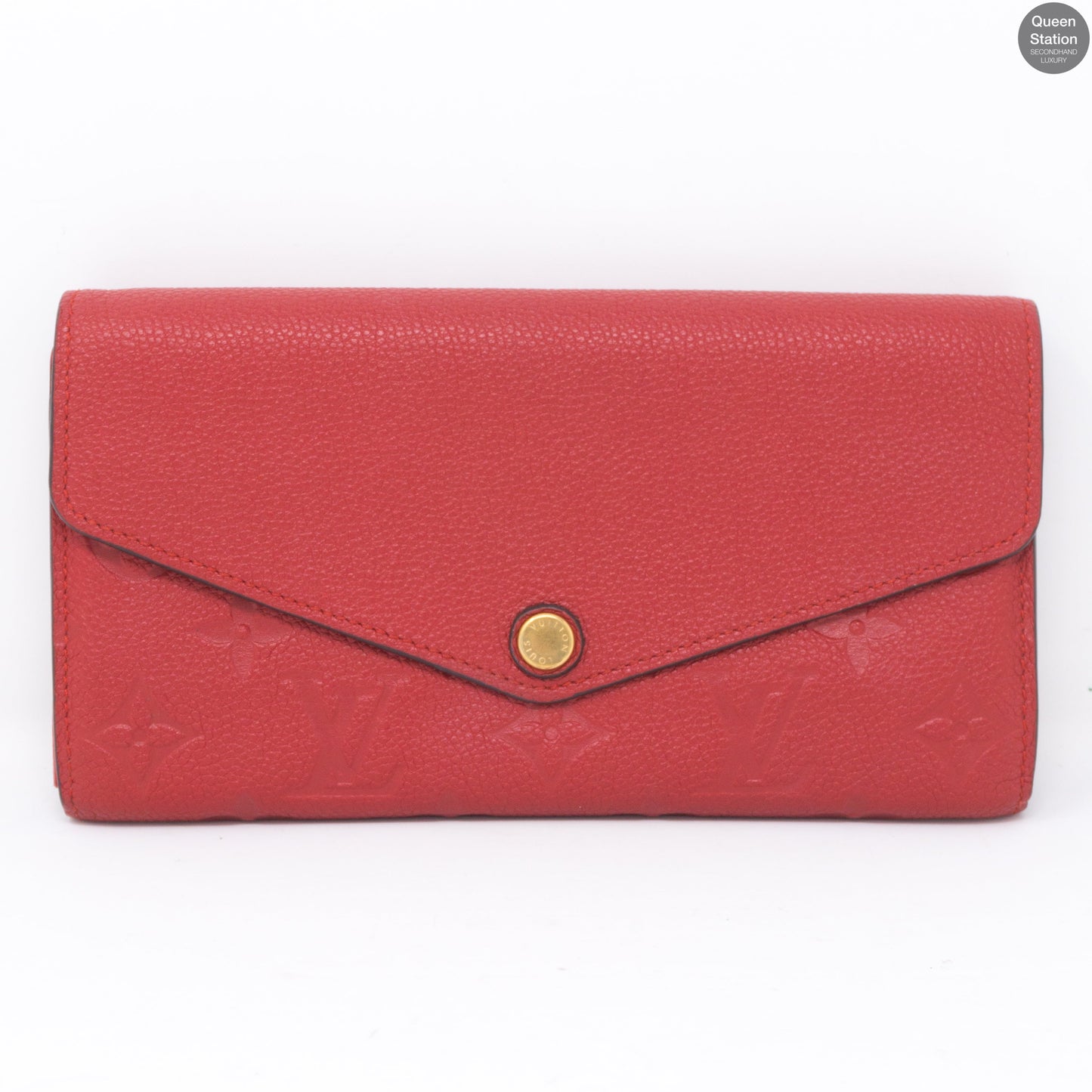 Louis-vuitton Sarah Wallet Scarlet Monogram Empreinte