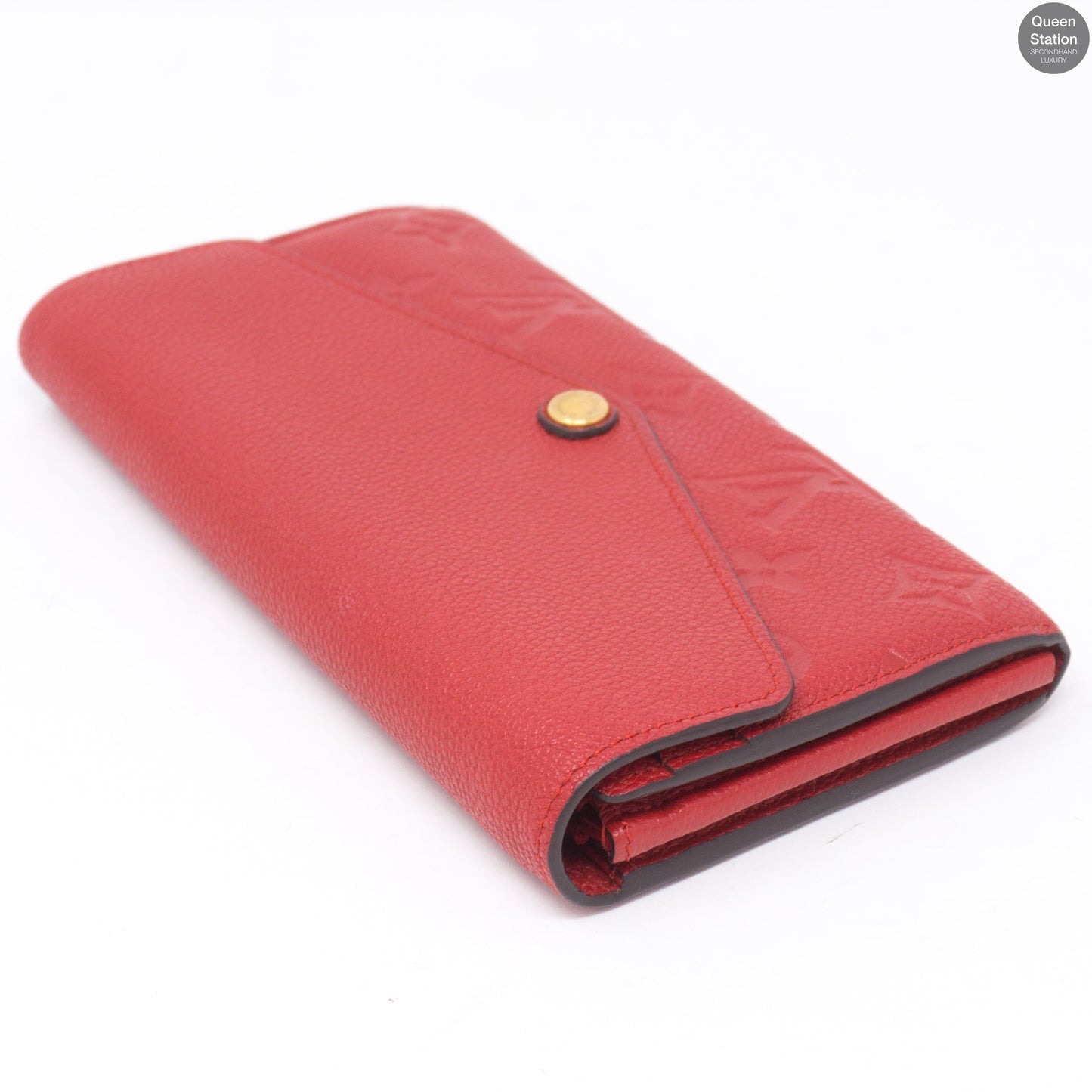 Louis-vuitton Sarah Wallet Scarlet Monogram Empreinte