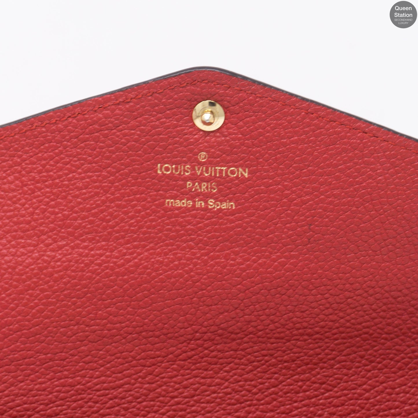 Louis-vuitton Sarah Wallet Scarlet Monogram Empreinte