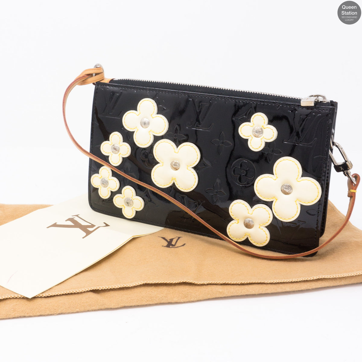 Louis-vuitton Lexington Fleurs Vernis Black