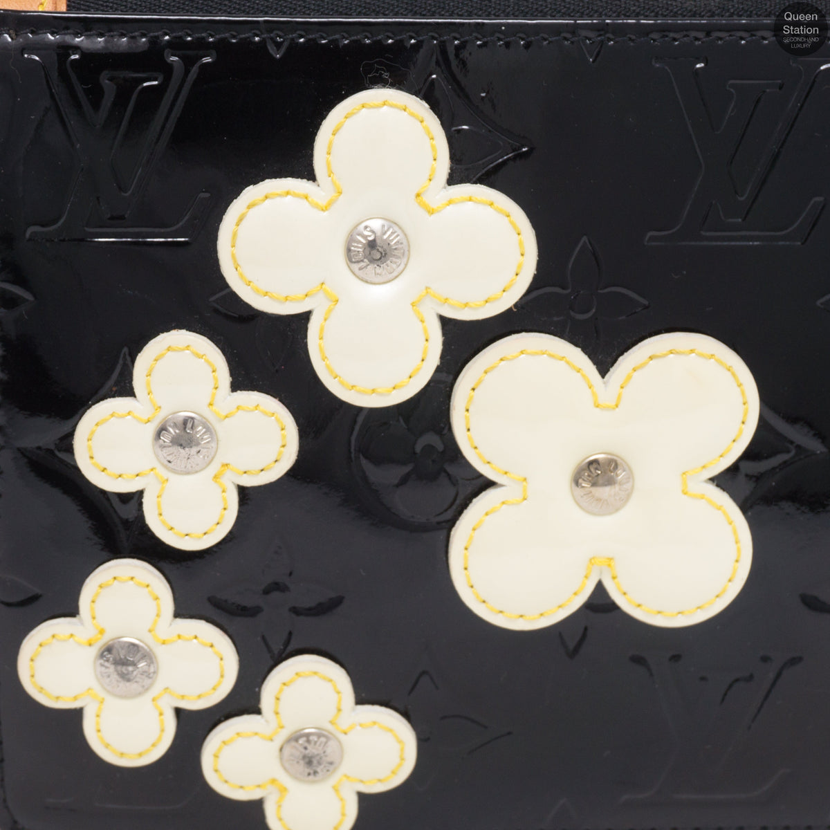 Louis-vuitton Lexington Fleurs Vernis Black