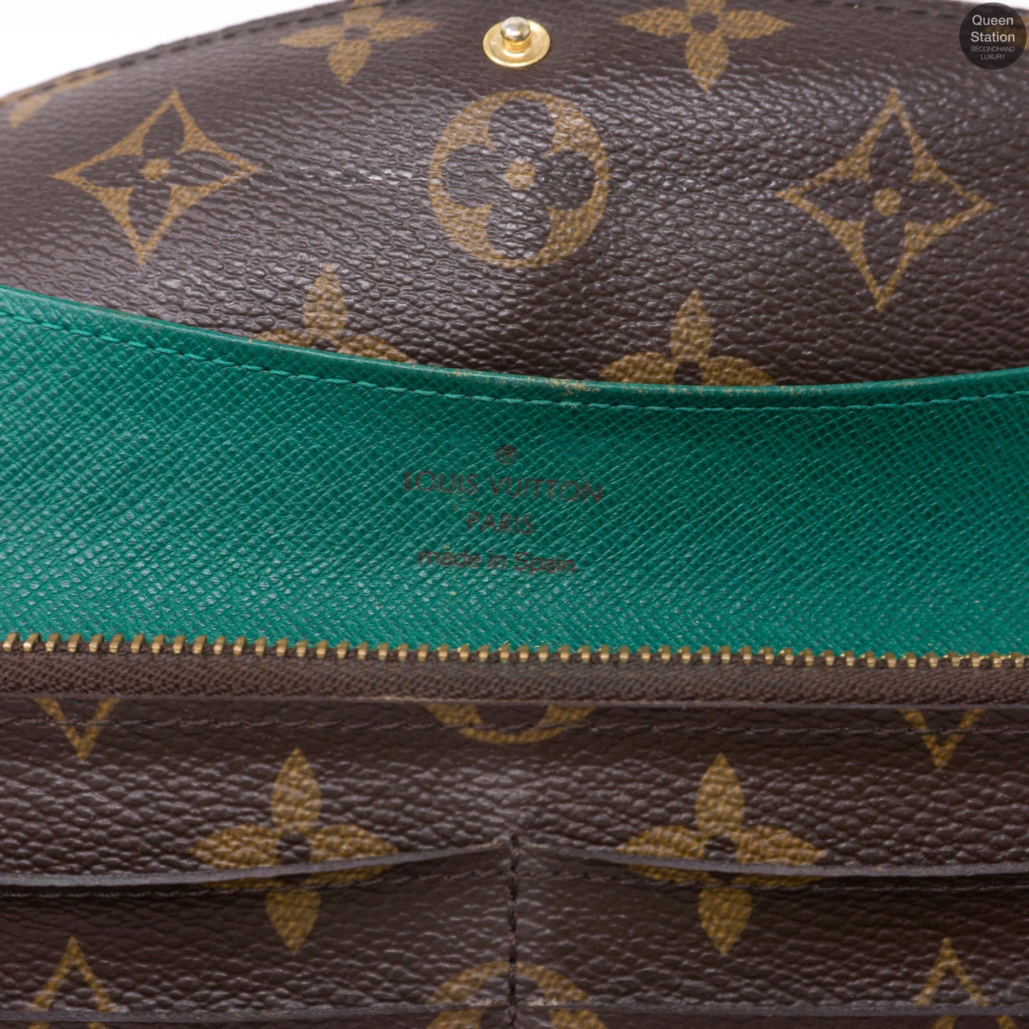 Louis-vuitton Emilie Monogram Green Wallet