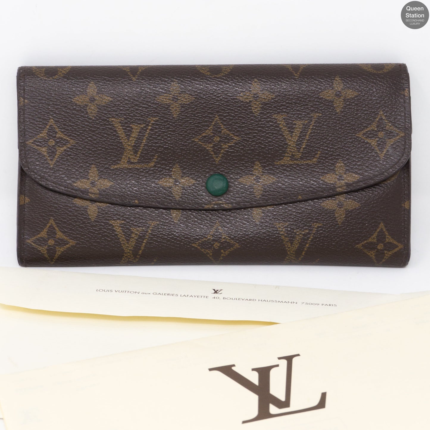 Louis-vuitton Emilie Monogram Green Wallet