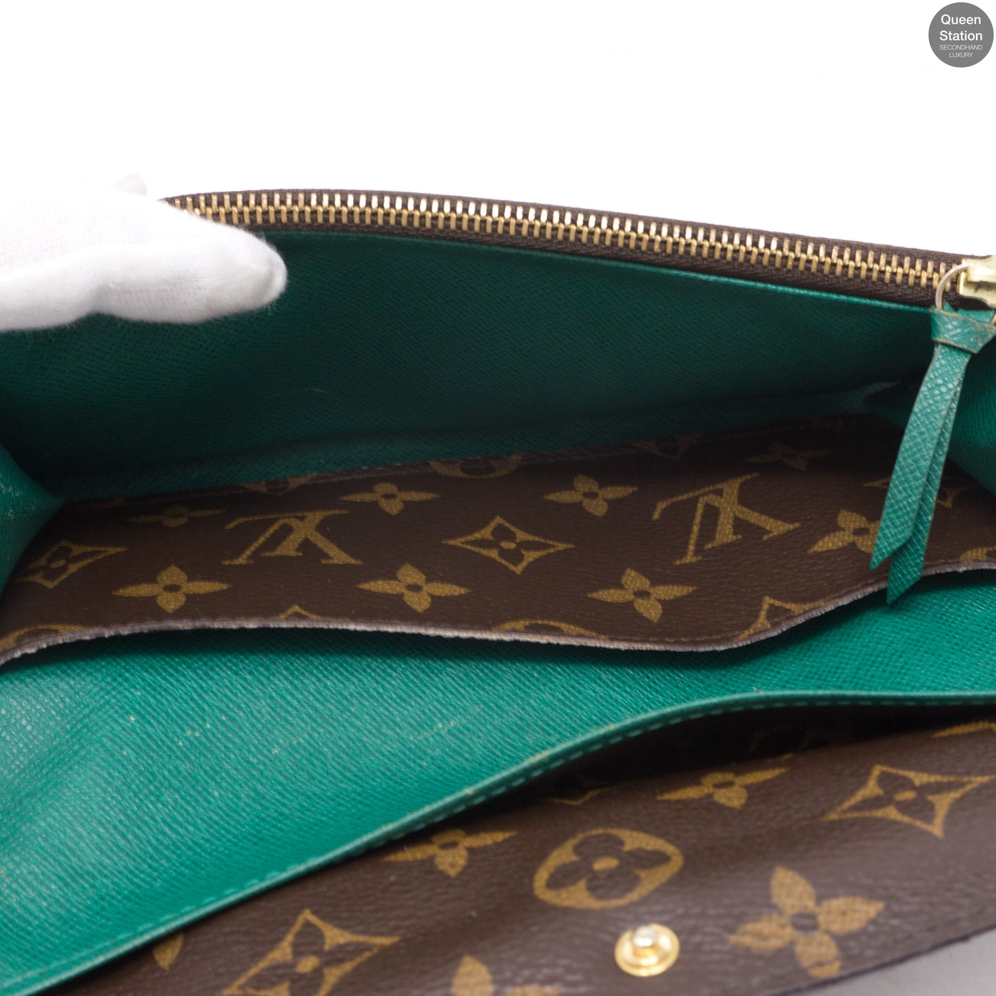 Louis-vuitton Emilie Monogram Green Wallet