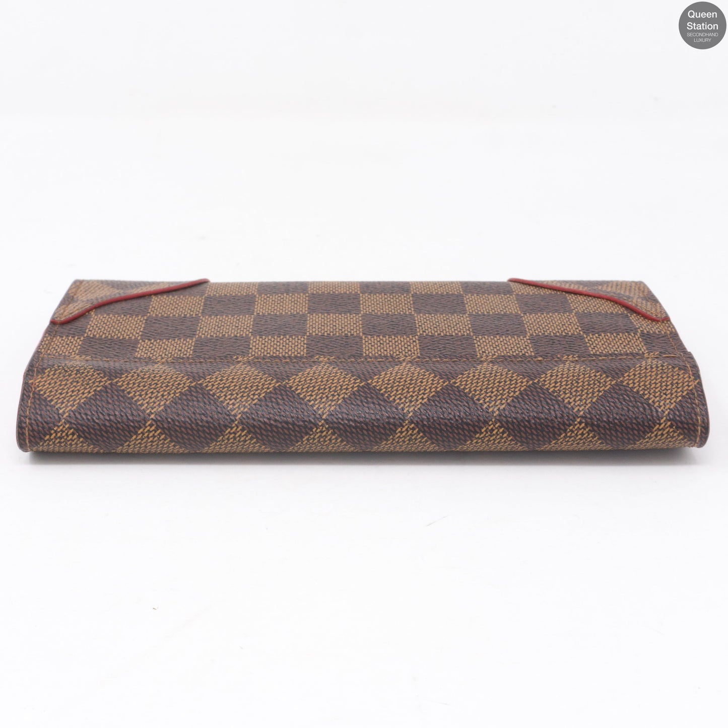Louis-vuitton Caissa Wallet Damier Ebene Red