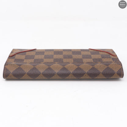 Louis-vuitton Caissa Wallet Damier Ebene Red
