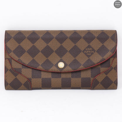 Louis-vuitton Caissa Wallet Damier Ebene Red