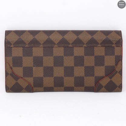 Louis-vuitton Caissa Wallet Damier Ebene Red