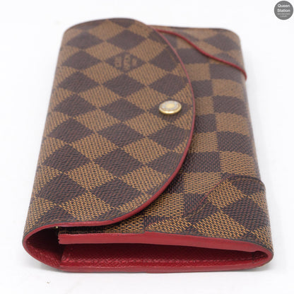 Louis-vuitton Caissa Wallet Damier Ebene Red