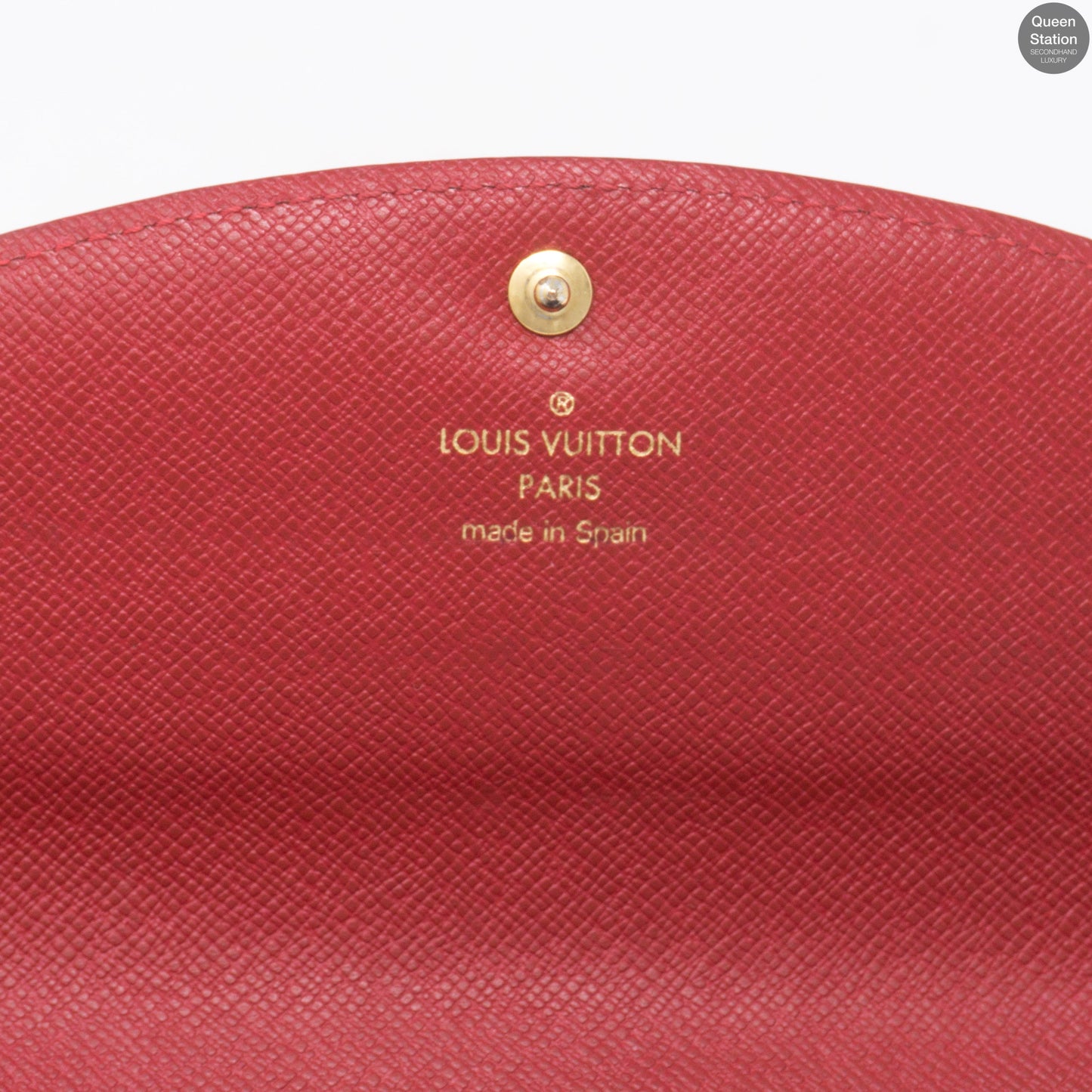 Louis-vuitton Caissa Wallet Damier Ebene Red