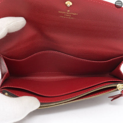 Louis-vuitton Caissa Wallet Damier Ebene Red