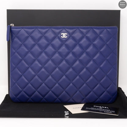 Classic Pouch Purple Lambskin