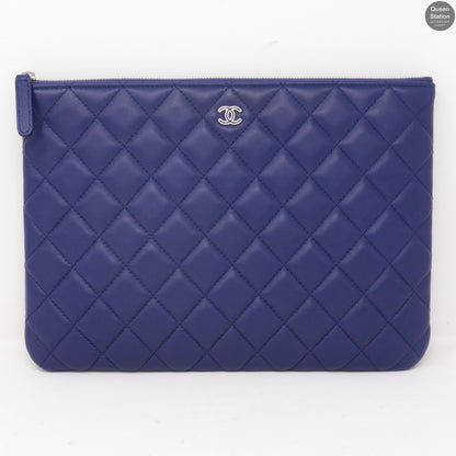 Classic Pouch Purple Lambskin