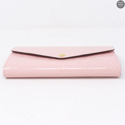 Louis-vuitton Sarah Wallet Vernis Rose Ballerine