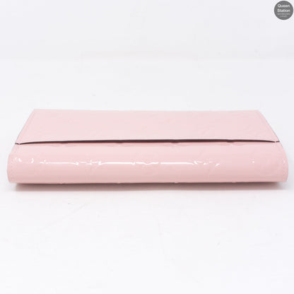 Louis-vuitton Sarah Wallet Vernis Rose Ballerine