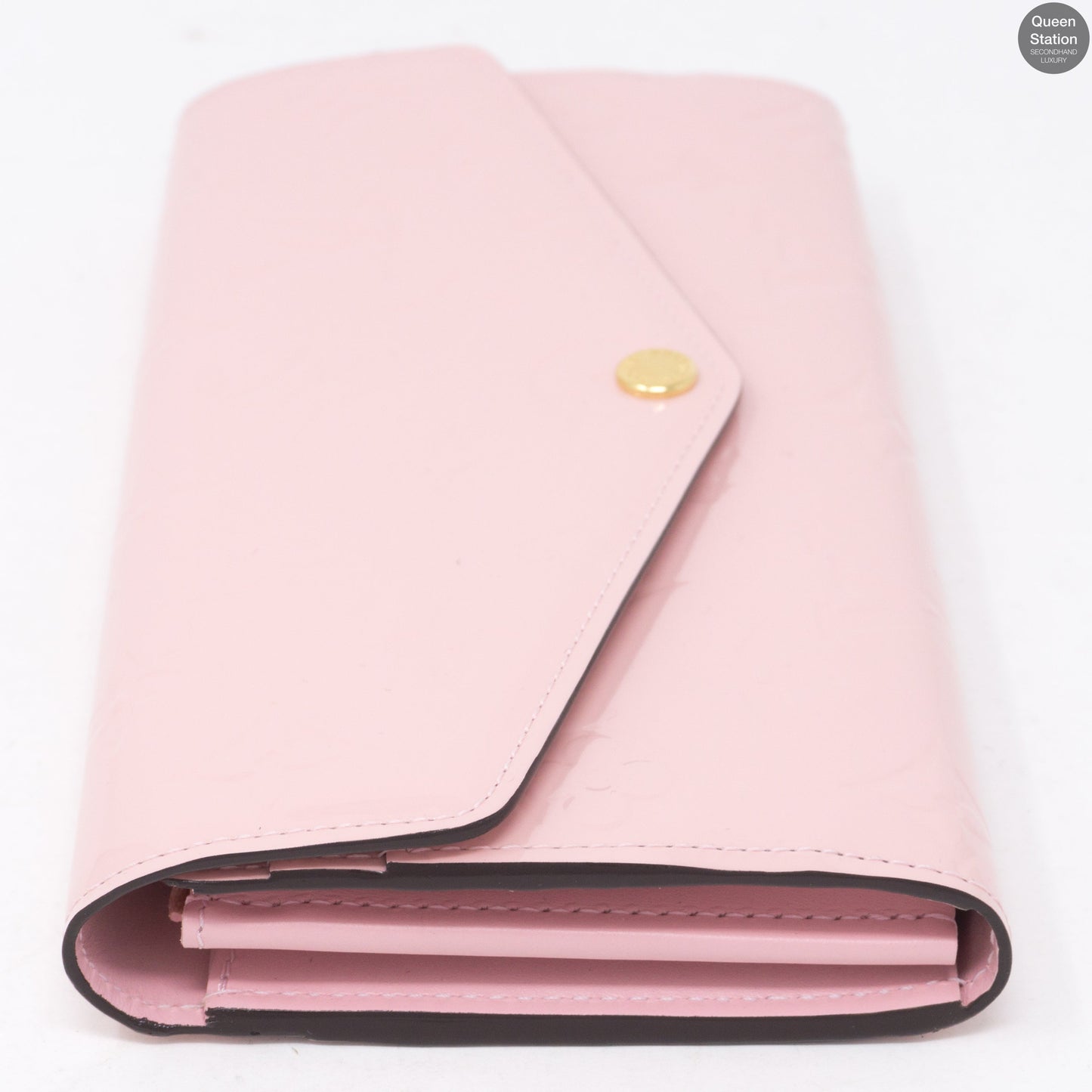 Louis-vuitton Sarah Wallet Vernis Rose Ballerine