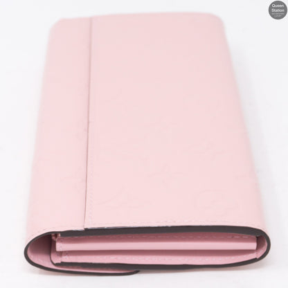 Louis-vuitton Sarah Wallet Vernis Rose Ballerine