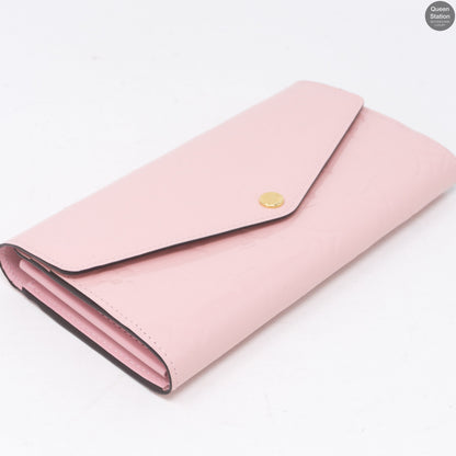 Louis-vuitton Sarah Wallet Vernis Rose Ballerine