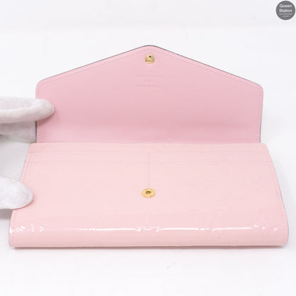 Louis-vuitton Sarah Wallet Vernis Rose Ballerine