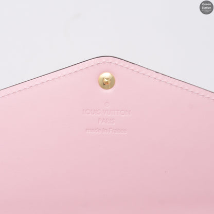 Louis-vuitton Sarah Wallet Vernis Rose Ballerine