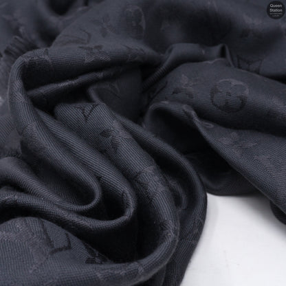 Louis-vuitton Charcoal Grey Monogram Shawl