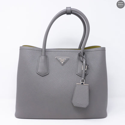 Grey Double Medium Bag